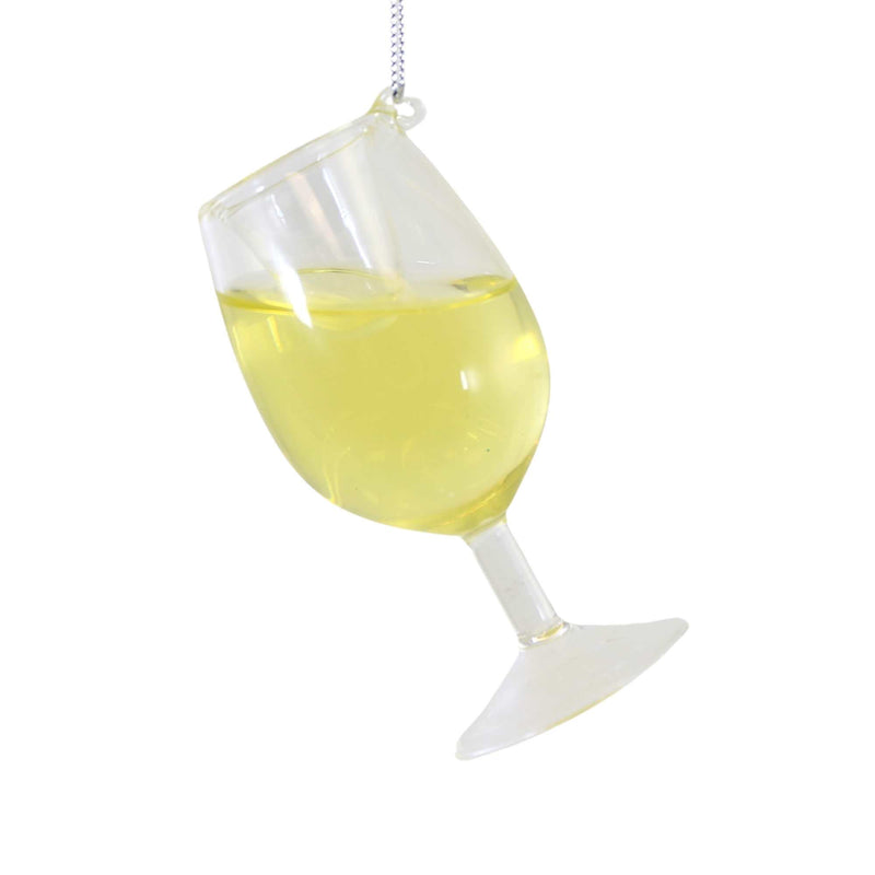 Holiday Ornament Cheer-Donnay! Wine Glass - - SBKGifts.com