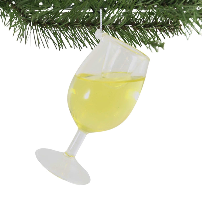 Holiday Ornament Cheer-Donnay! Wine Glass - - SBKGifts.com