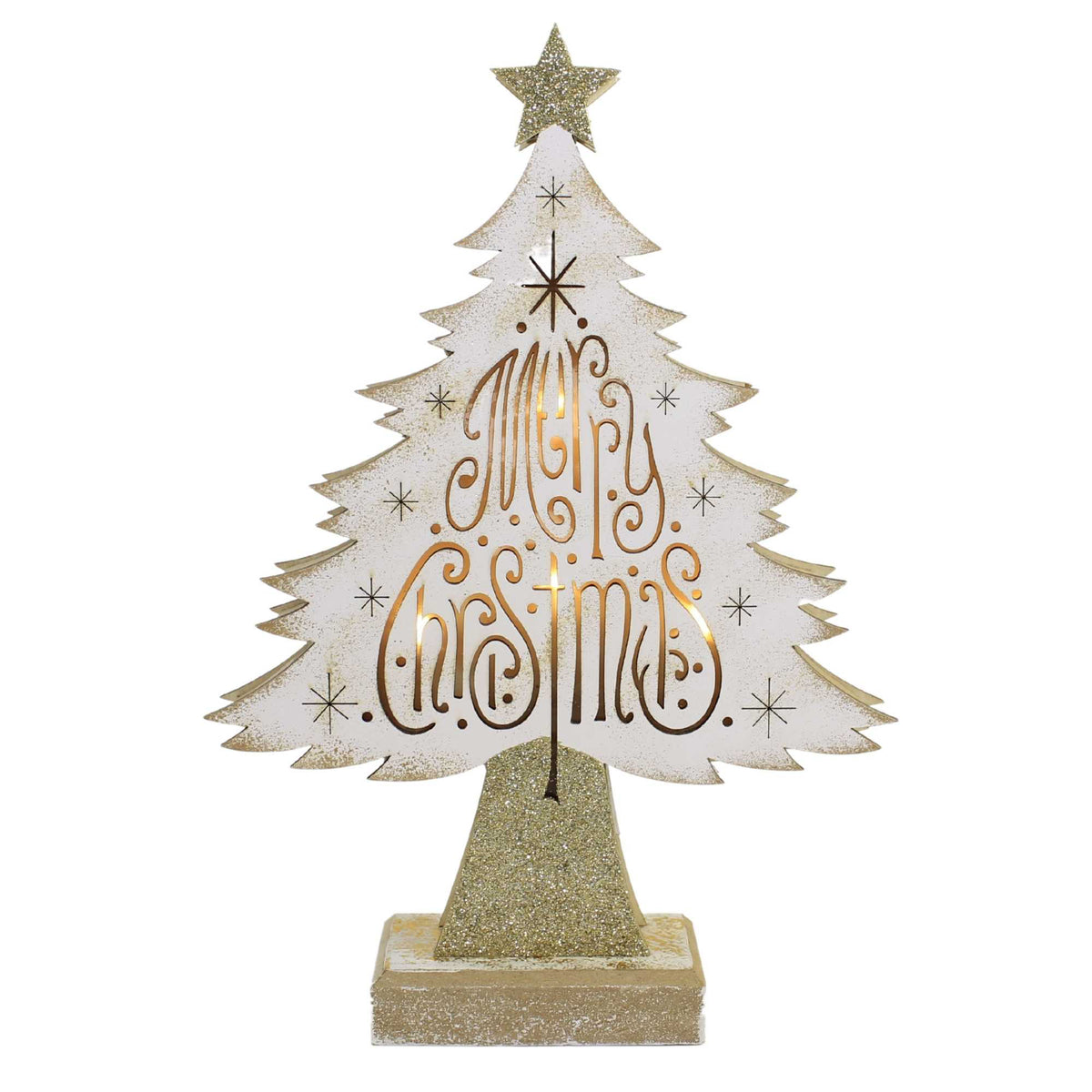 Christmas Merry Christmas Lit Tree - - SBKGifts.com