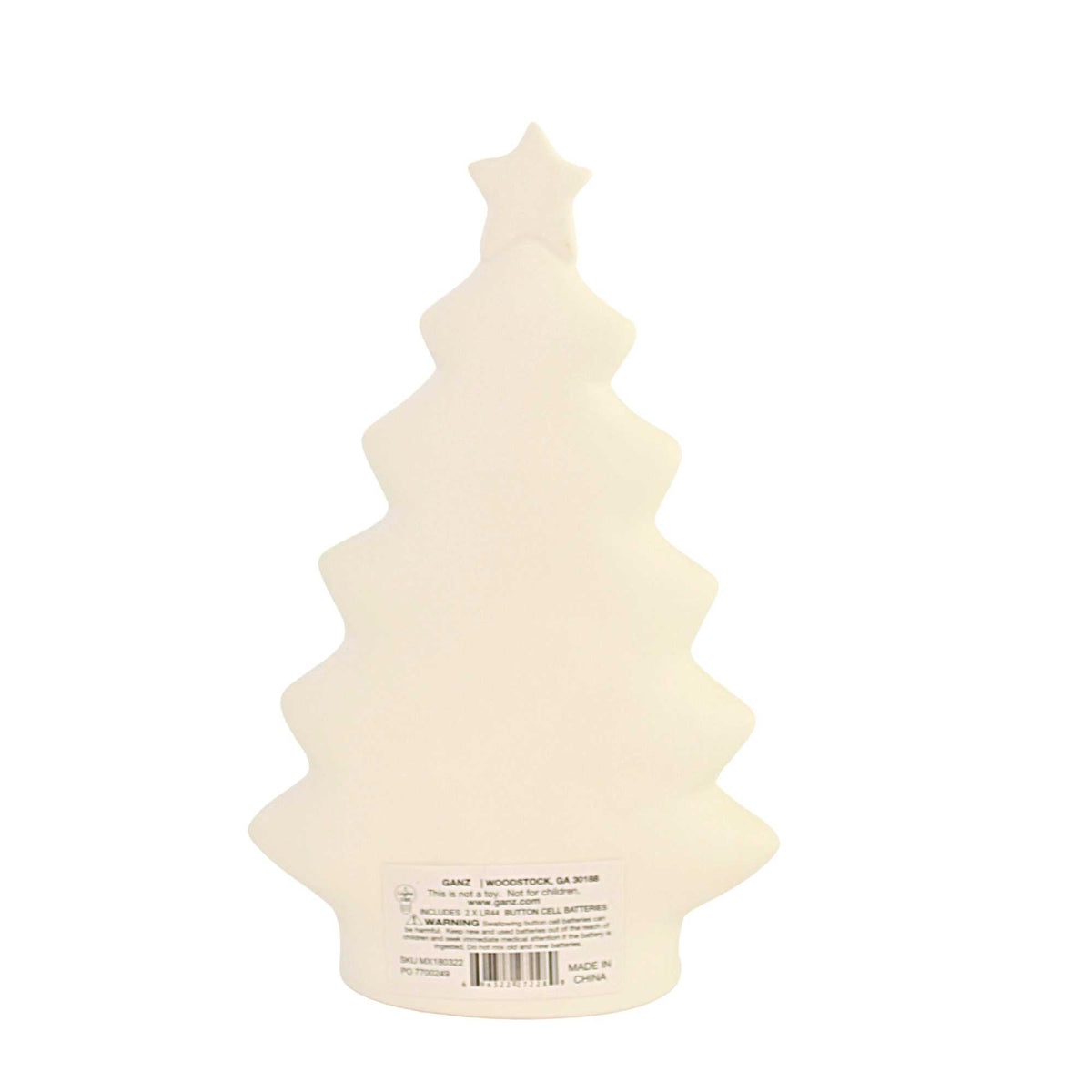 Christmas Cream Holiday Lit Tree Sm - - SBKGifts.com