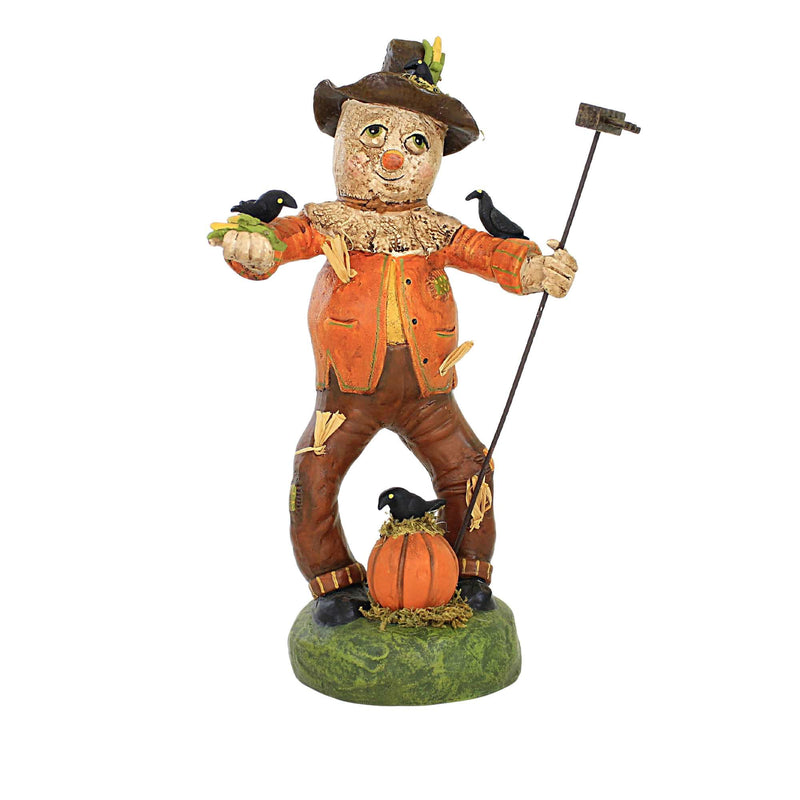 Charles Mcclenning Scarecrow Sam Polyresin Fall Thanksgiving Crows Corn 24198 (56664)