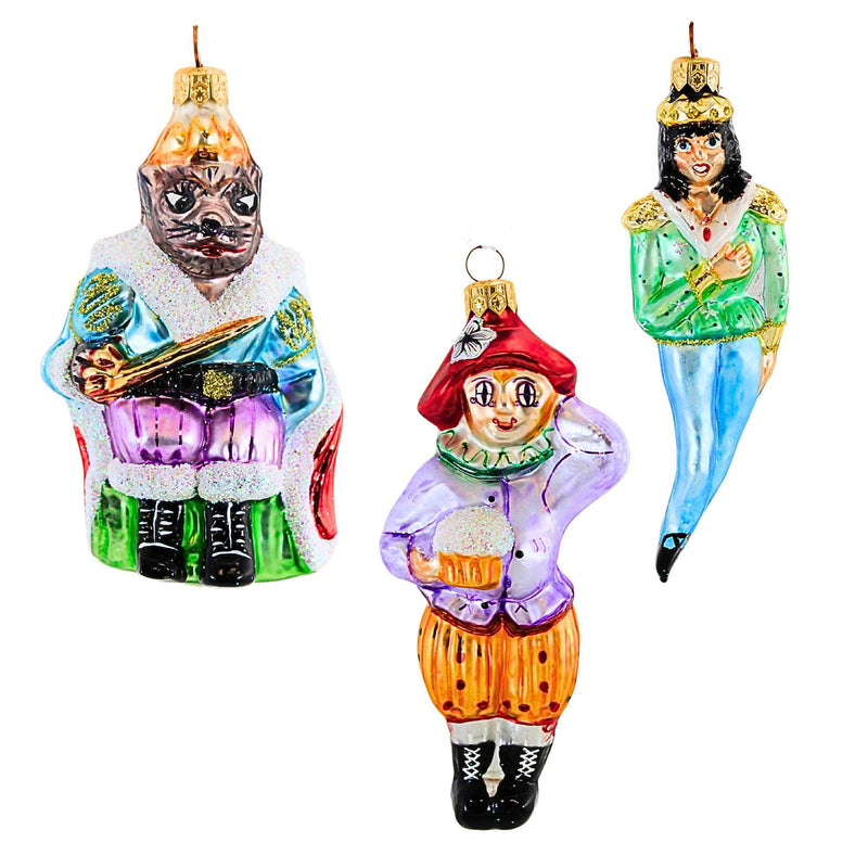 Christopher Radko Company Nutcracker Suite Ii - Three Glass Ornaments 5.5 Inch, Glass - Ornament Set/3 Prince Mouse 96Nc02 (566)