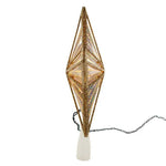 Tree Topper Finial Gold & Iridescent Star Treetop - - SBKGifts.com