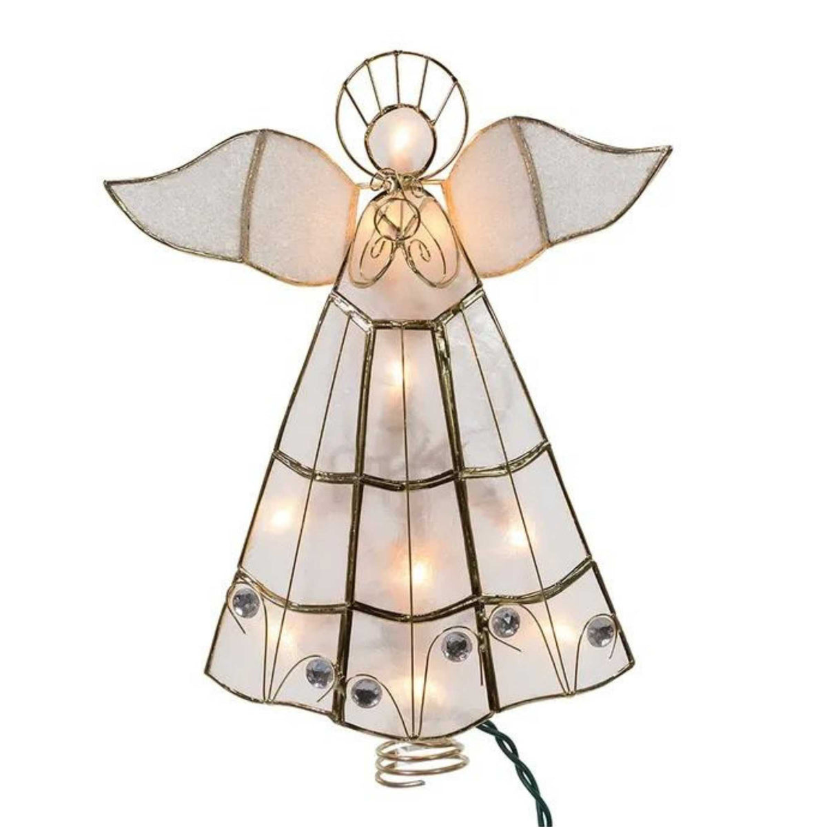 (56713) Capiz Angel Treetopper