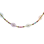 Christmas Pastel Glass Garland Glass Beads Ribbon D3662 (56716)