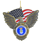 Holiday Ornament U.S. Air Force Seal Metal Christmas Eagle Flag Af9211 (56740)