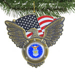 Holiday Ornament U.S. Air Force Seal - - SBKGifts.com