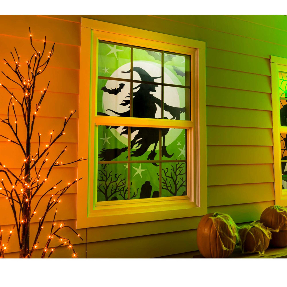 Evergreen Witch Window Shade - - SBKGifts.com