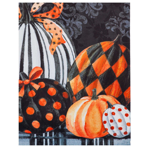 Home & Garden Elegant Pattern Pumpkins Flag - - SBKGifts.com