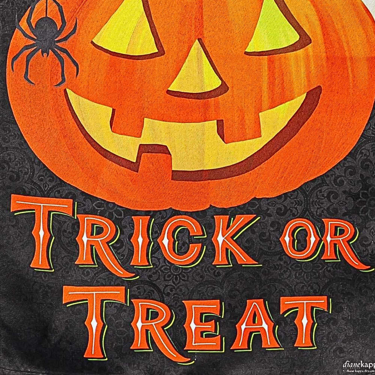 Evergreen Trick Or Treat Garden Flag - - SBKGifts.com