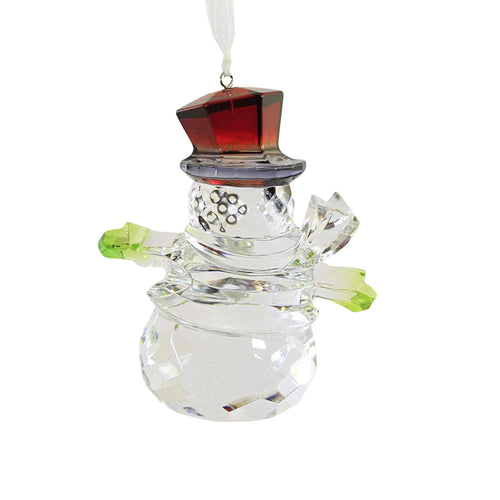 Holiday Ornament Facets Christmas Snowman - - SBKGifts.com