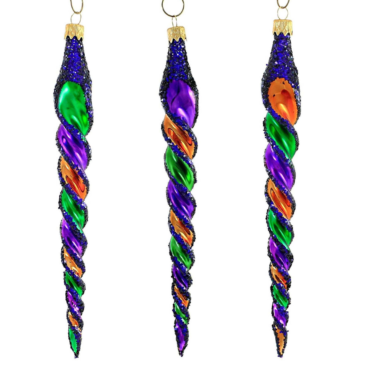 (56797) Purple Orange Green Twist Set/3