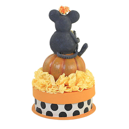 Halloween Scaredy Mouse On Box - - SBKGifts.com