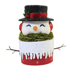 Christmas Happy Retro Snowman Box Paper Twig Arms Tophat Tl9419 (56809)