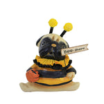 Halloween Bee-Ware-Pup Polyresin Dog Trick Or Treat Pumpkin Ma9179 (56823)