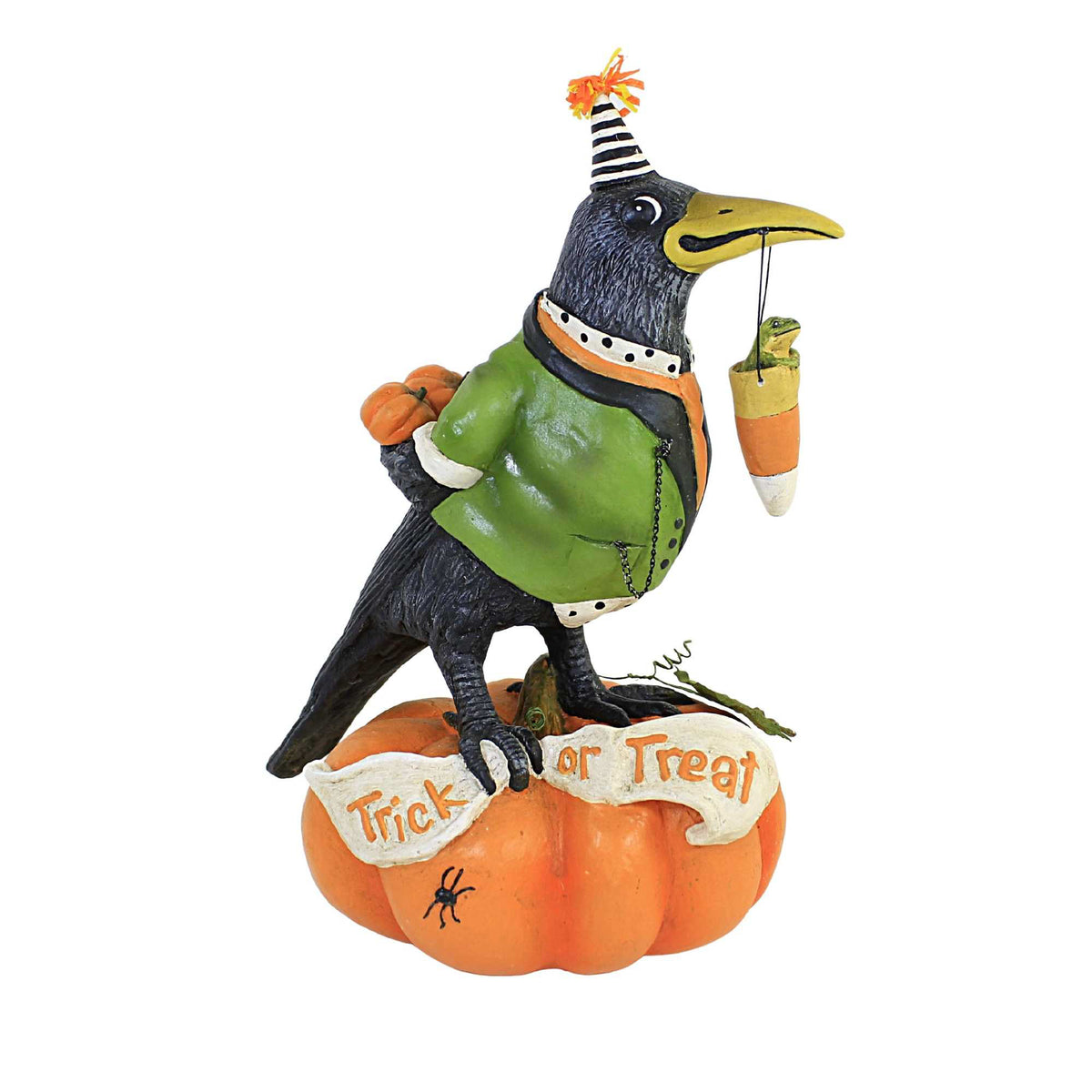 (56830) Tricky Crow On Pumpkin
