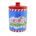 Tabletop Merry Grinchmas Med Canister Stoneware Disney Dr. Seuss 6010965 (56841)