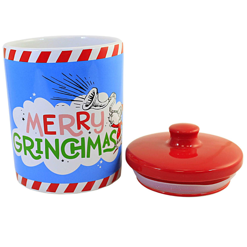 Tabletop Merry Grinchmas Med Canister - - SBKGifts.com