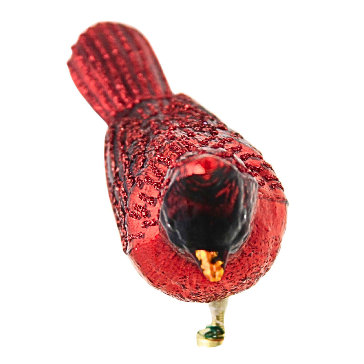 Old World Christmas Shiny Red Northern Cardinal - - SBKGifts.com