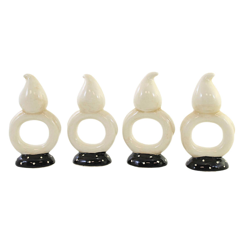 Tabletop Ghost Napkin Rings - - SBKGifts.com