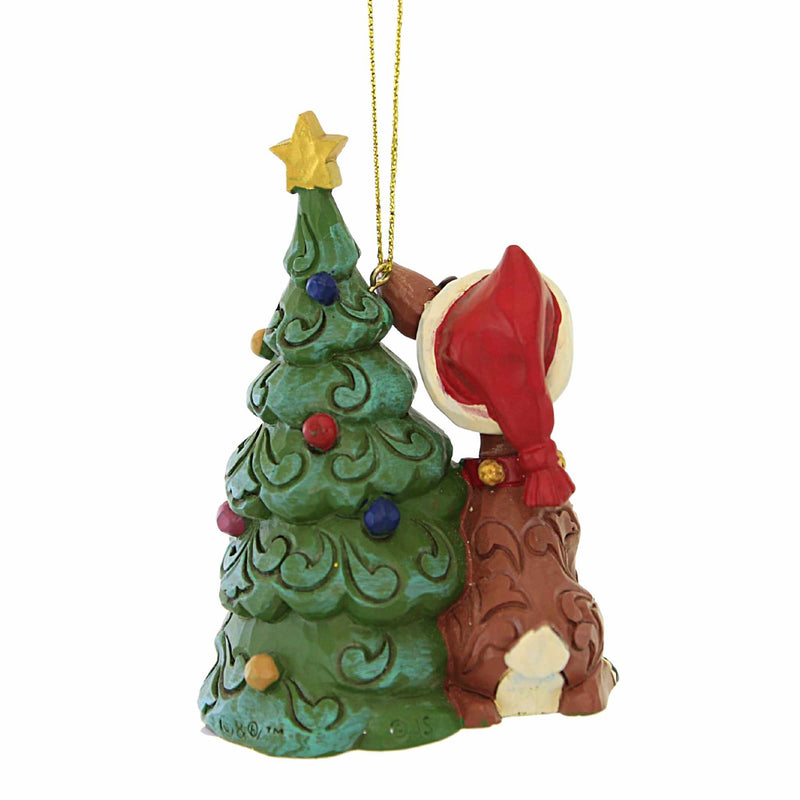 Jim Shore Rudolph Next To Christmas Tree - - SBKGifts.com