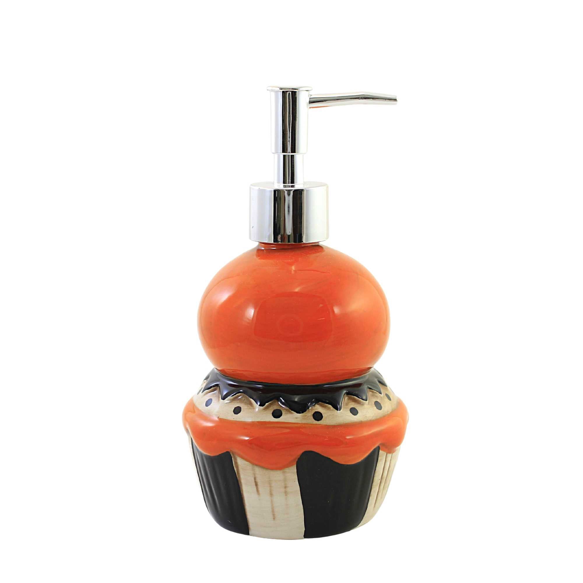 Transpac 7.00In Happy Jack Soap Dispenser, Dolomite, Halloween