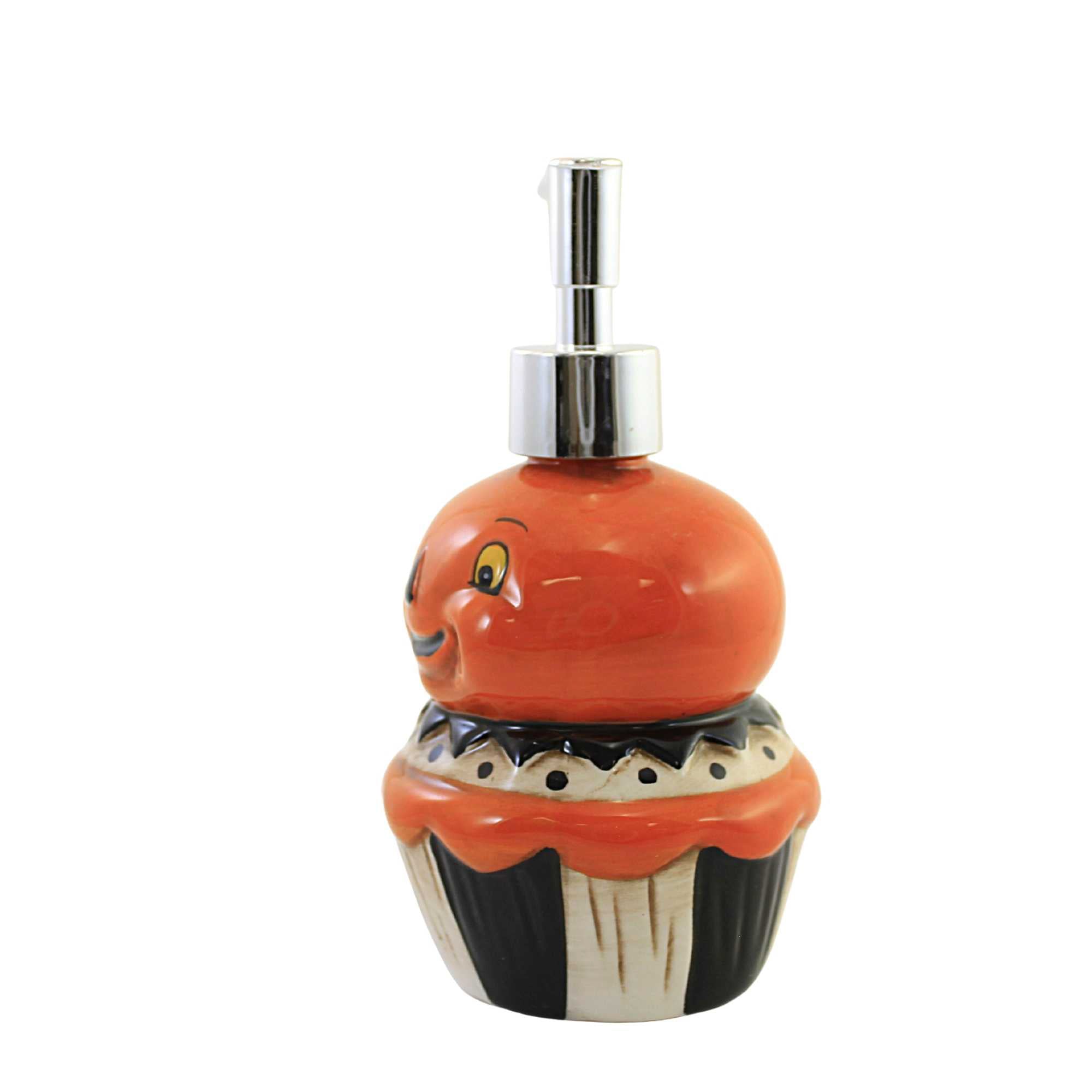 Transpac 7.00In Happy Jack Soap Dispenser, Dolomite, Halloween