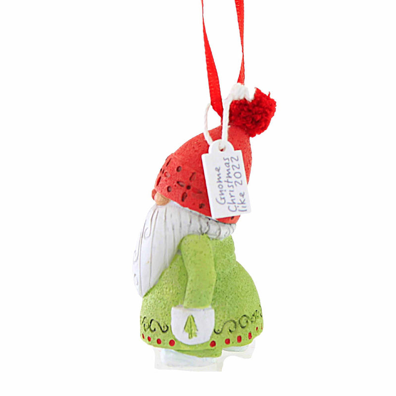 Holiday Ornament Gnome Christmas Like 2022 - - SBKGifts.com