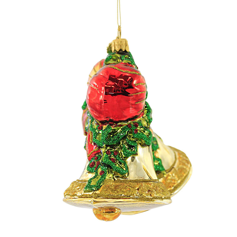 Huras Golden Christmas Bells - - SBKGifts.com