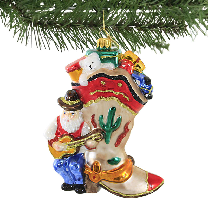 Huras Family Cowboy Boot Santa - - SBKGifts.com
