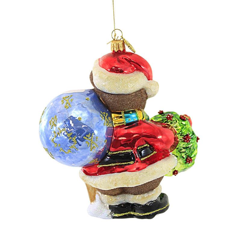 Huras Family Santa Bear With Wreath - - SBKGifts.com