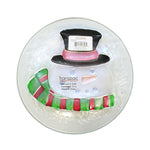 Tabletop Snowman Glass Plate - - SBKGifts.com