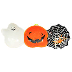 Tabletop Halloween Bowl Trio Ceramic Ghost Pumpkin Spider Web 3Bl045 (57001)