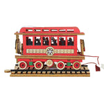 Ginger Cottages 2.75 Inches Tall Passenger Car Elves Wood Object Train Car 80048 (57038)
