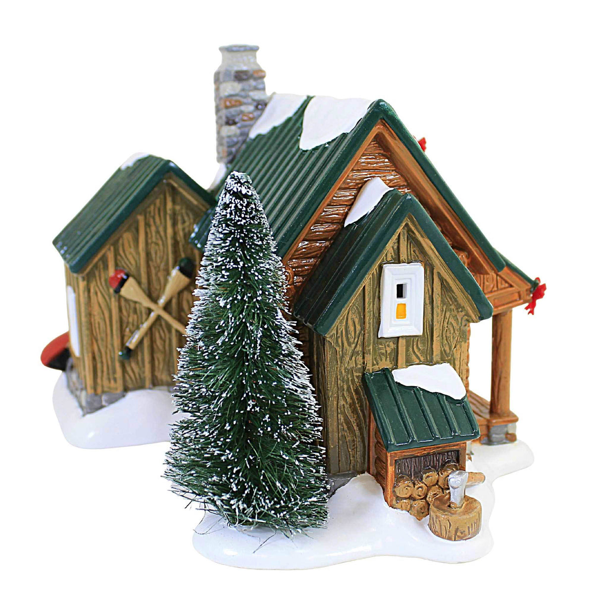 Department 56 House Pine Ridge Cabin - - SBKGifts.com