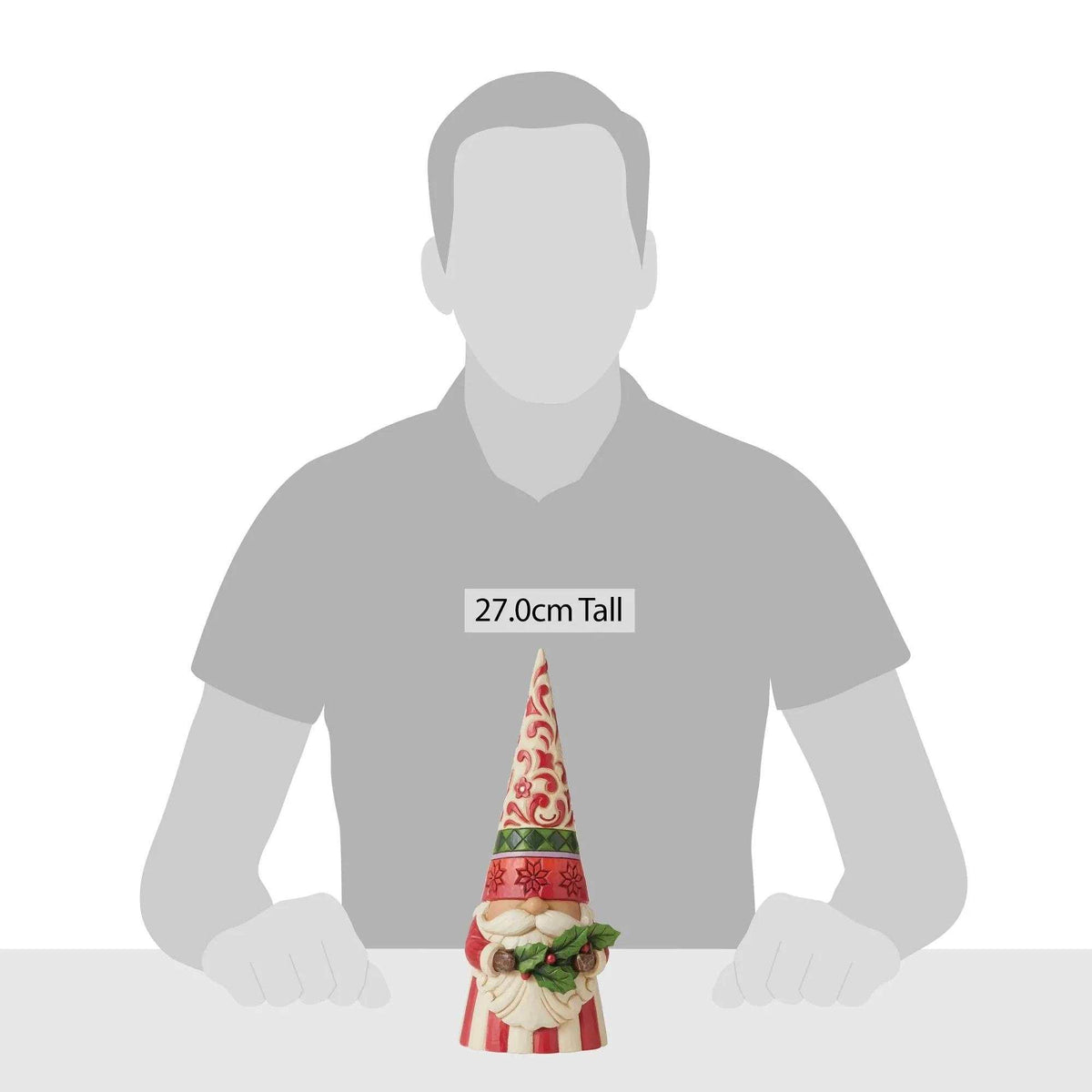 Jim Shore Holly Jolly Gnome - - SBKGifts.com