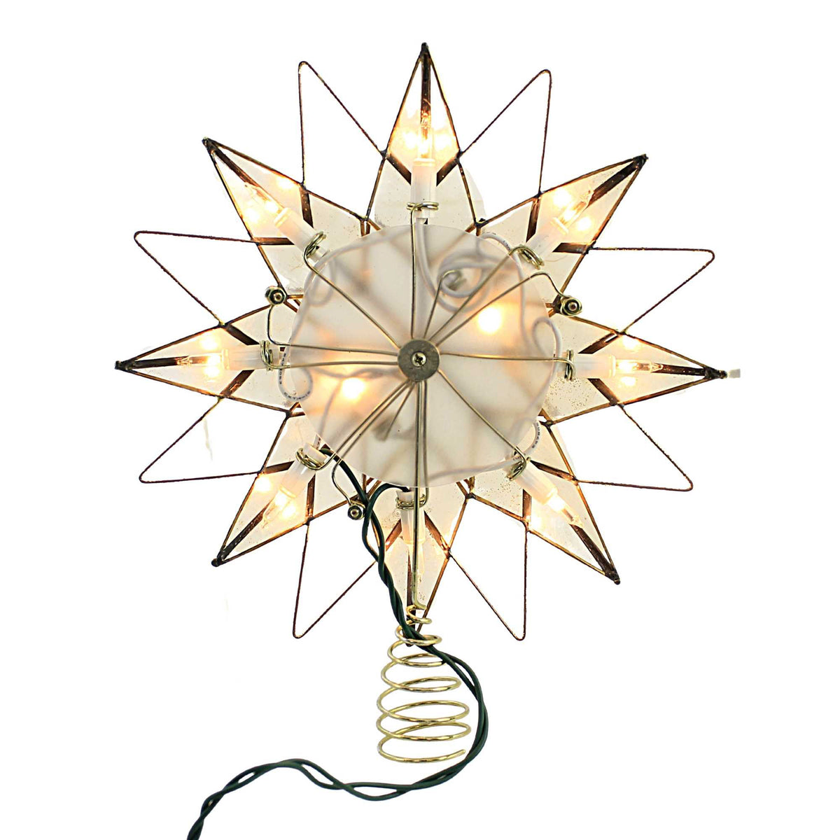 Kurt S. Adler Capiz Star Tree Topper - - SBKGifts.com