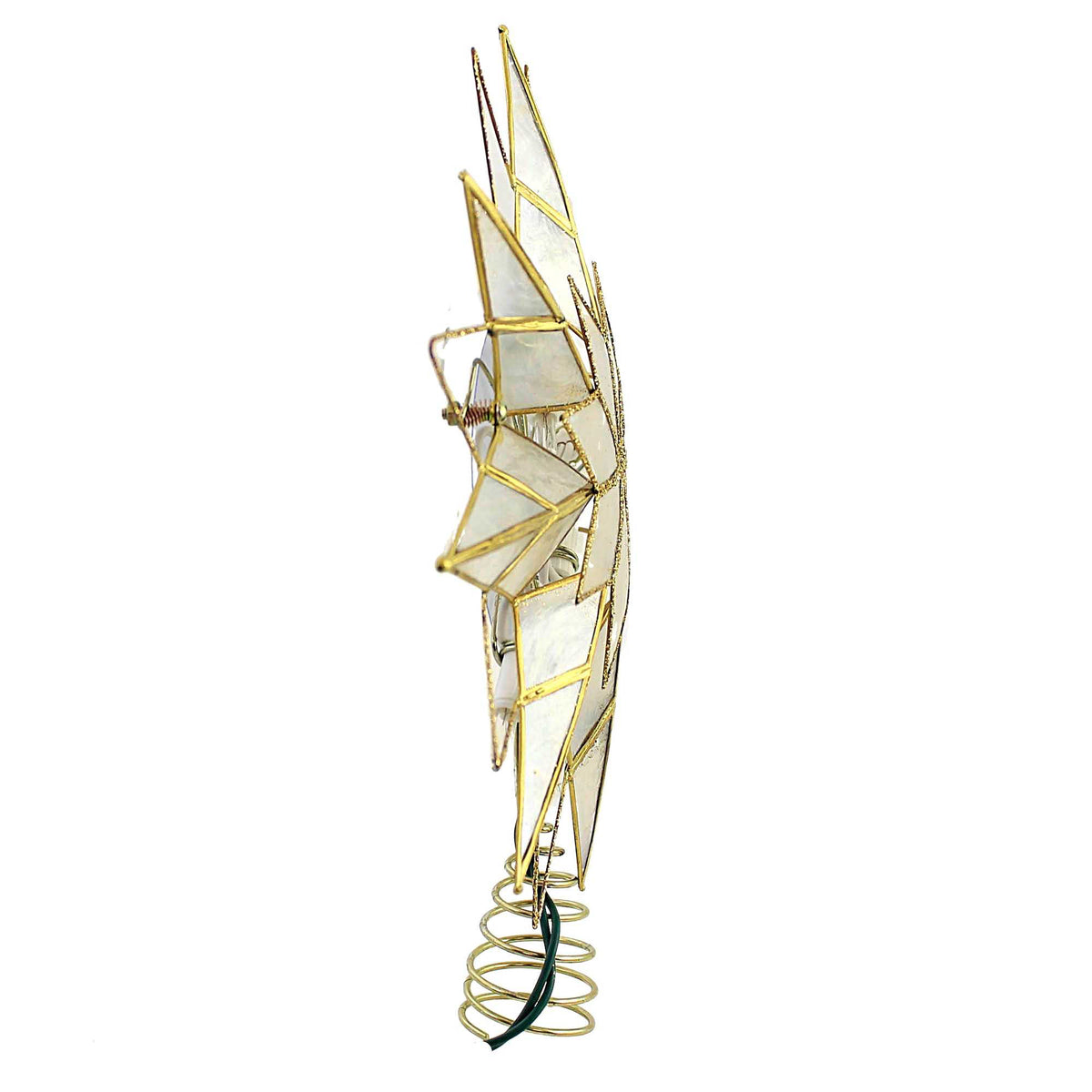 Kurt S. Adler Capiz Star Tree Topper - - SBKGifts.com