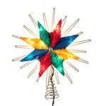 Tree Topper Finial Multi-Color Capiz Star Tree Top Christmas Lighted Ul3165 (57110)