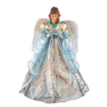 Tree Topper Finial Blue/Silver Angel Tree Topper Christmas Lighted Ul2222 (57114)