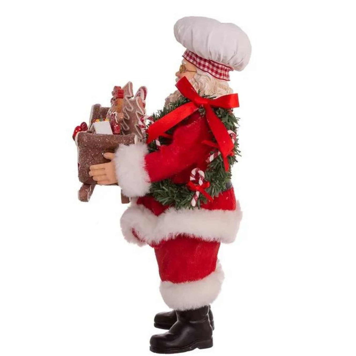 Christmas Chef Santa With Gingerbread - - SBKGifts.com