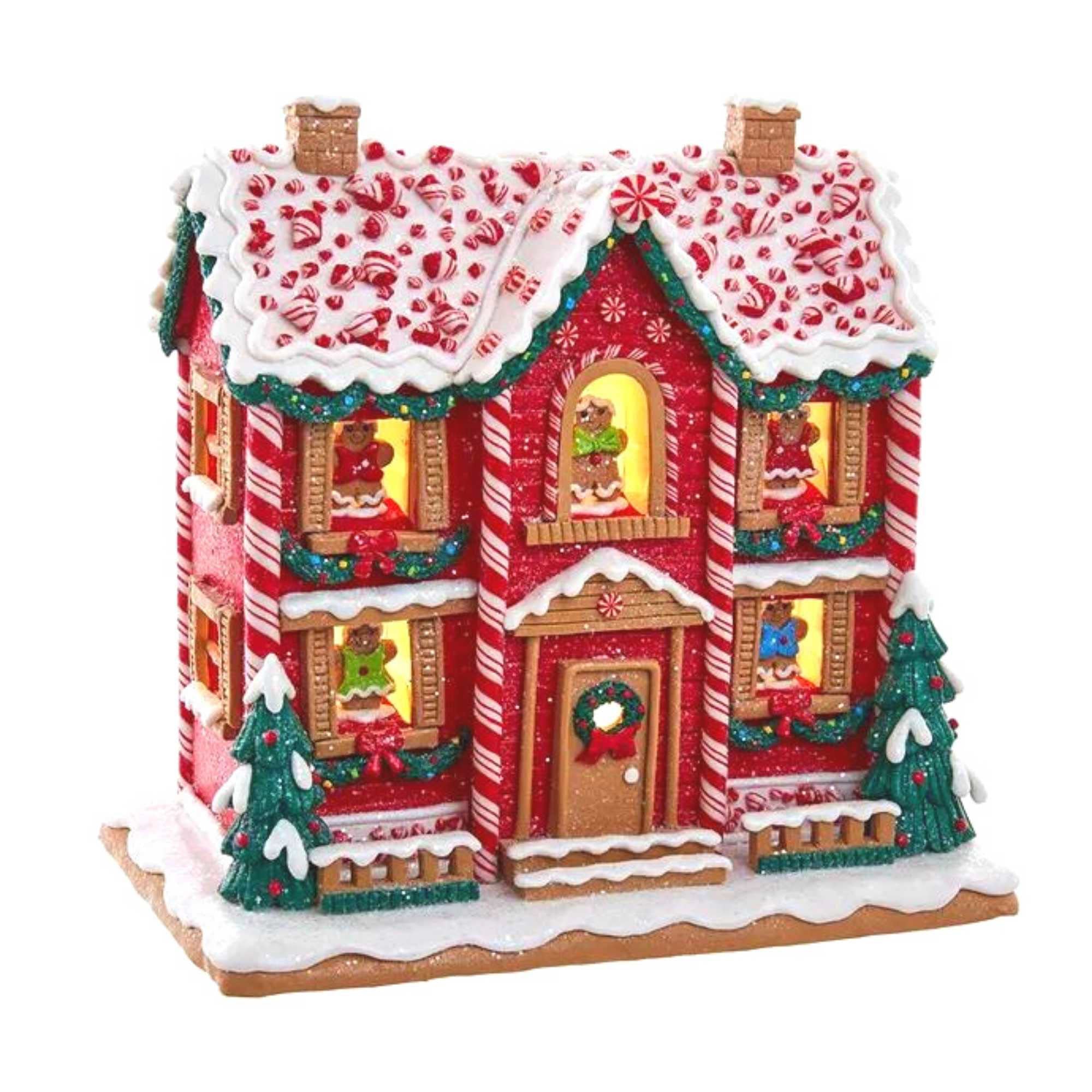 Christmas Gingerbread Man House Claydough Musical Gbj0029