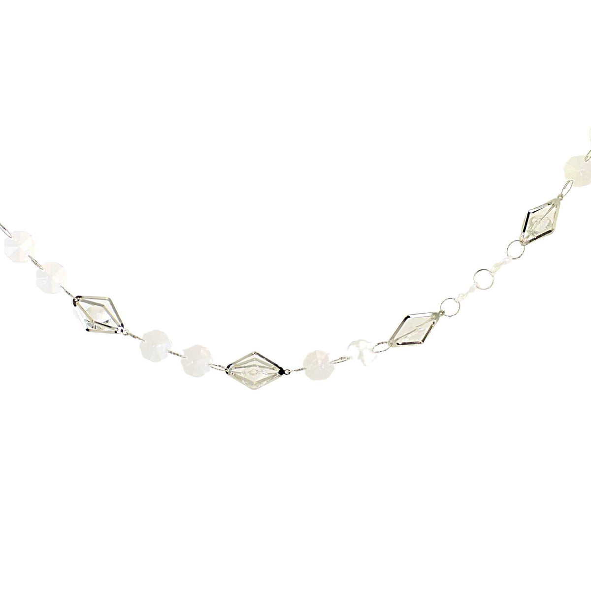 (57145) Silver And Clear Garland