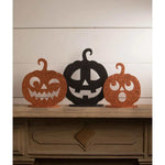 Halloween Jack-O-Lantern Glitter Dummy B Mdf Boards Pumpkins Lc1525 (57167)