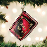 Old World Christmas Bible Red. - - SBKGifts.com