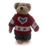 Boyds Bears Plush Freddy Beanberger Fabric Teddy Bear Jointed Winter 911901 (5717)