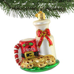 Old World Christmas Santa's Milk & Cookies - - SBKGifts.com