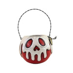 Halloween Small Red Apple W/White Poison Polyresin Charmed Confections La1390 (57196)