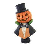 Halloween Mr. Hall O' Lantern Polyresin Black Top Hat Td1209 (57207)