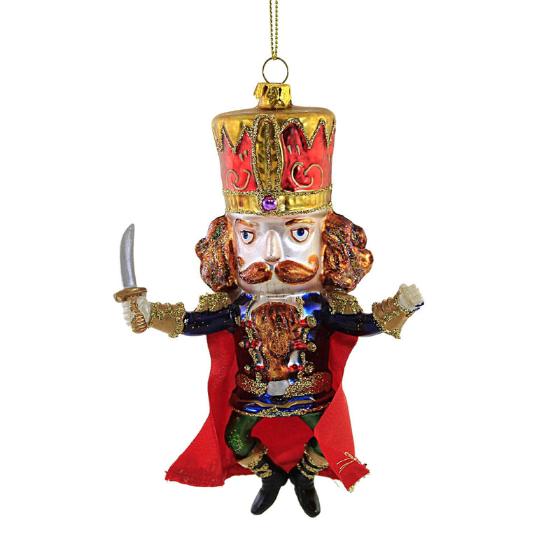 Holiday Ornament Nutcracker With Sword Glass Soldier Ballet Clara Dance 7981125 (57223)